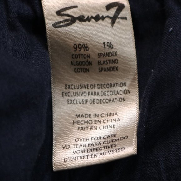 Seven7 Jeans High Rise Flare Crop Distressed Medium Wash - Picture 11 of 13